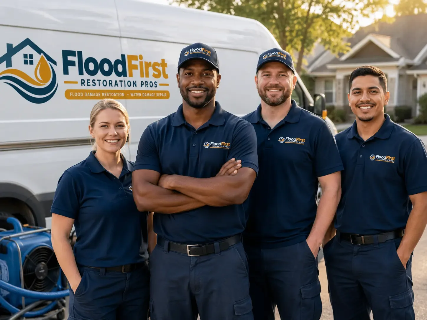 Flood Damage Restoration company in Naval Anacost Annex, DC